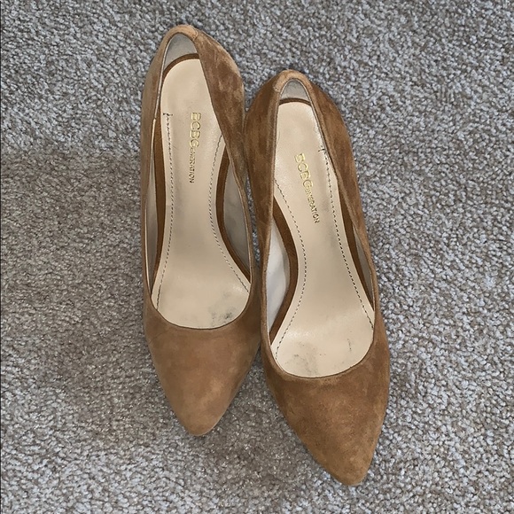 🖤Tan suede block heel - Picture 2 of 4